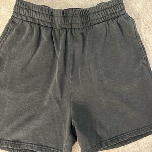 Garage Black Drawstring Shorts